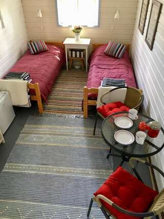 Отели типа «постель и завтрак» Savikulma B&B Mynämäki Двухместный номер с 1 кроватью, вид на сад-15